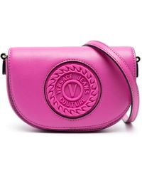 Versace Jeans Couture - ロゴエンボス ハンドバッグ - Lyst