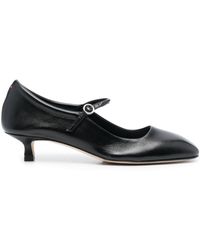 Aeyde - Ines 40mm Leather Pumps - Lyst