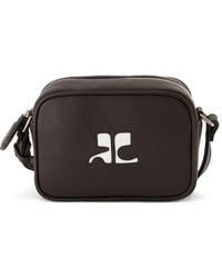 Courreges - Reedition Leather Messenger Bag - Lyst