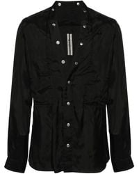 Rick Owens - Camisa con escote en V pronunciado - Lyst