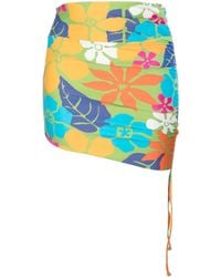 Faithfull the Brand - Floral-Print Short Skirt - Lyst