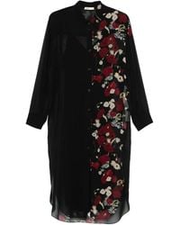 KHAITE - Floral-Print Midi Shirt Dress - Lyst