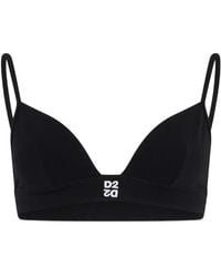 DSquared² - Logo Triangle Bra - Lyst