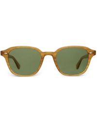 Garrett Leight - Lachman Geometric-Frame Sunglasses - Lyst
