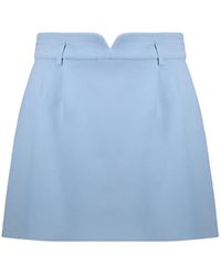 RED Valentino - V-Cut Belt-Loop Skort - Lyst