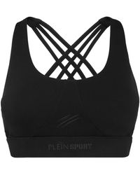 Philipp Plein - Crisscross-Strap Sports Bra - Lyst