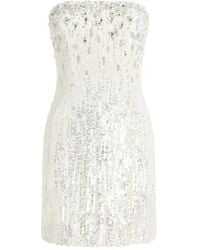Jenny Packham - Josette Sequined Embellished Mini Cocktail Dress - Lyst