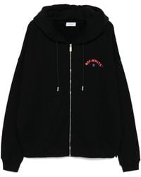 Off-White c/o Virgil Abloh - Hoodie Met Logoprint En Rits - Lyst