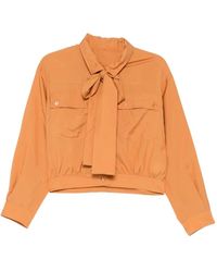 JNBY - Tie-Neck Jacket - Lyst
