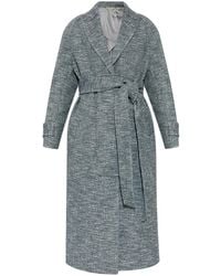Victoria Beckham - Raglan-Sleeve Single-Breasted Coat - Lyst