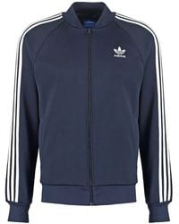 adidas - Superstar Striped-Sleeve Track Jacket - Lyst