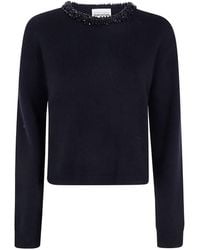 Semicouture - Denny Bead-Embellished Sweater - Lyst