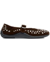 Ash - Mimosa Studded Ballet Flats - Lyst