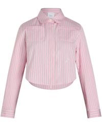 Patou - Cropped-Hemd aus Popeline - Lyst