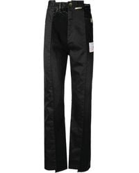Maison Mihara Yasuhiro - Panelled Straight-Leg Jeans - Lyst