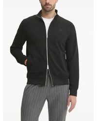 Karl Lagerfeld - Felpa Con Zip E Logo - Lyst
