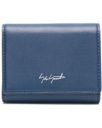 discord Yohji Yamamoto - Logo-stamp Leather Wallet - Lyst