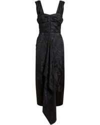 Etro - Floral Jacquard Midi Dress - Lyst