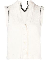 Zadig & Voltaire - Sequin-Embellished Chunky-Knit Vest - Lyst