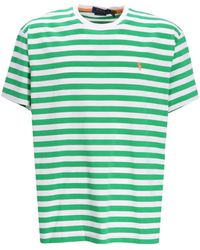 Polo Ralph Lauren - Striped Cotton T-shirt - Lyst