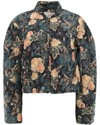 Ulla Johnson - Lavinia Silk Bomber Jacket - Lyst