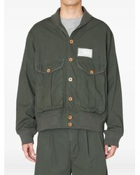 Kolor - Geknöpfte Jacke Mit Aufgesetzten Taschen - Lyst