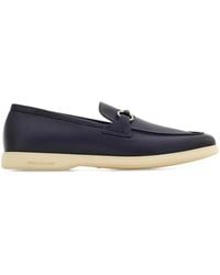 Ferragamo - Cosimo Leather Casual Loafers With Gancini Buckle Shoes - Lyst