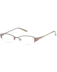 GUESS EYEWEAR - Lunettes De Vue Rectangulaires À Embossage Façon Croco - Lyst