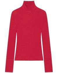 Courreges - High-Neck Sweater - Lyst