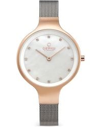 Obaku - Sky Mesh Strap Crystal-Index 32Mm Watch - Lyst