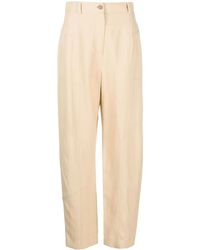 Alberta Ferretti - High-Waisted Tailored Trousers - Lyst