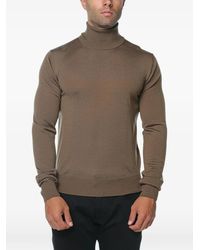 Emporio Armani - Roll-Neck Wool Sweater - Lyst