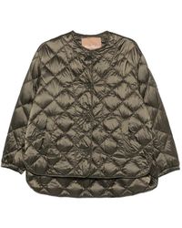 Max Mara - Gesteppte Jacke Mit Knöpfen - Lyst