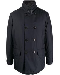 Moorer - Double-breasted Padded Jacket - Lyst