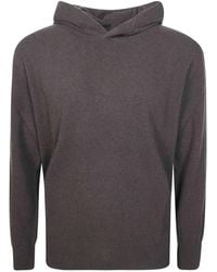 Altea - Fine-Knit Hoodie - Lyst