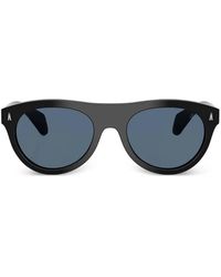 Moncler - Splash Round-Frame Sunglasses - Lyst