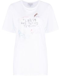 Collina Strada - Graphic-print Organic Cotton T-shirt - Lyst
