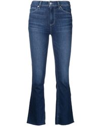 Damen Bekleidung Jeans Capri-Jeans und cropped Jeans PAIGE Synthetik DENIM CINDY in Blau 