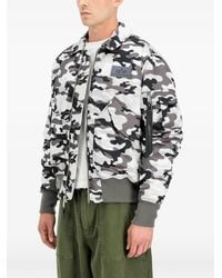 Alpha Industries - Cwu-45/P Base Camo Uv Loose-Fit Bomber Jacket - Lyst