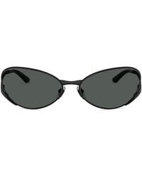 Versace - Oval-Frame Sunglasses - Lyst