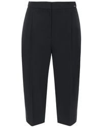 Elisabetta Franchi - Flowing Gabardine Trousers - Lyst