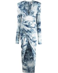 Alexandre Vauthier - Tie-dye Asymmetric Maxi Dress - Lyst
