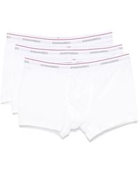 DSquared² - Logo-Waistband Boxers (Pack Of Three) - Lyst