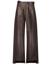 OTTOLINGER - Glazed Baggy Trousers - Lyst