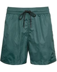 THE (Alphabet) - Drawstring-Waist Swim Shorts - Lyst