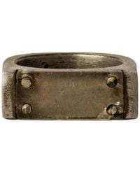 Parts Of 4 - Plate Single Sterling- Ring - Lyst