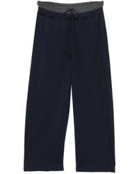 JNBY - Contrast-Panel Elongating Trousers - Lyst