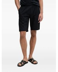 KARL LAGERFELD - Textured Elasticated-Waist Shorts - Lyst
