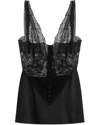 Dolce & Gabbana - Lace-Detail Top - Lyst
