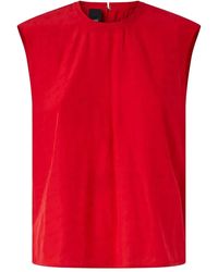 Pinko - Tie-Back Sleeveless Top - Lyst